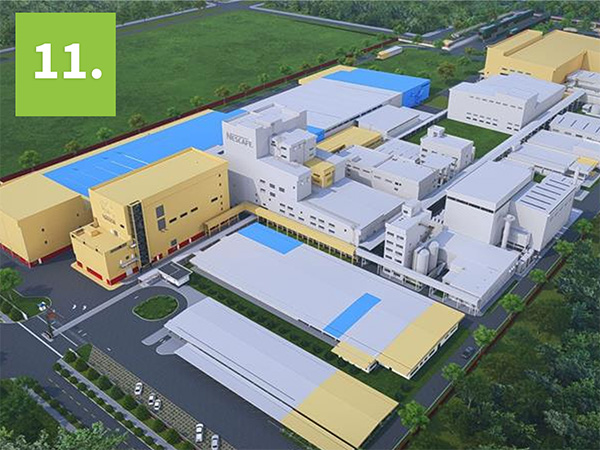 Cold process area of –50 degrees Celsius for Nestle